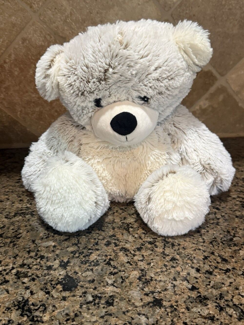 WARMIES 13" Cozy Plush  Bear Gray Microwavable Scented